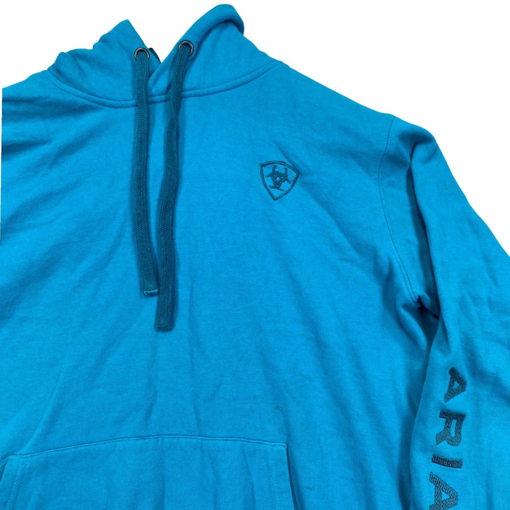 Ariat Logo 2.0 Hoodie Womens Large Capri Breeze Embroidered Pullover 10052684